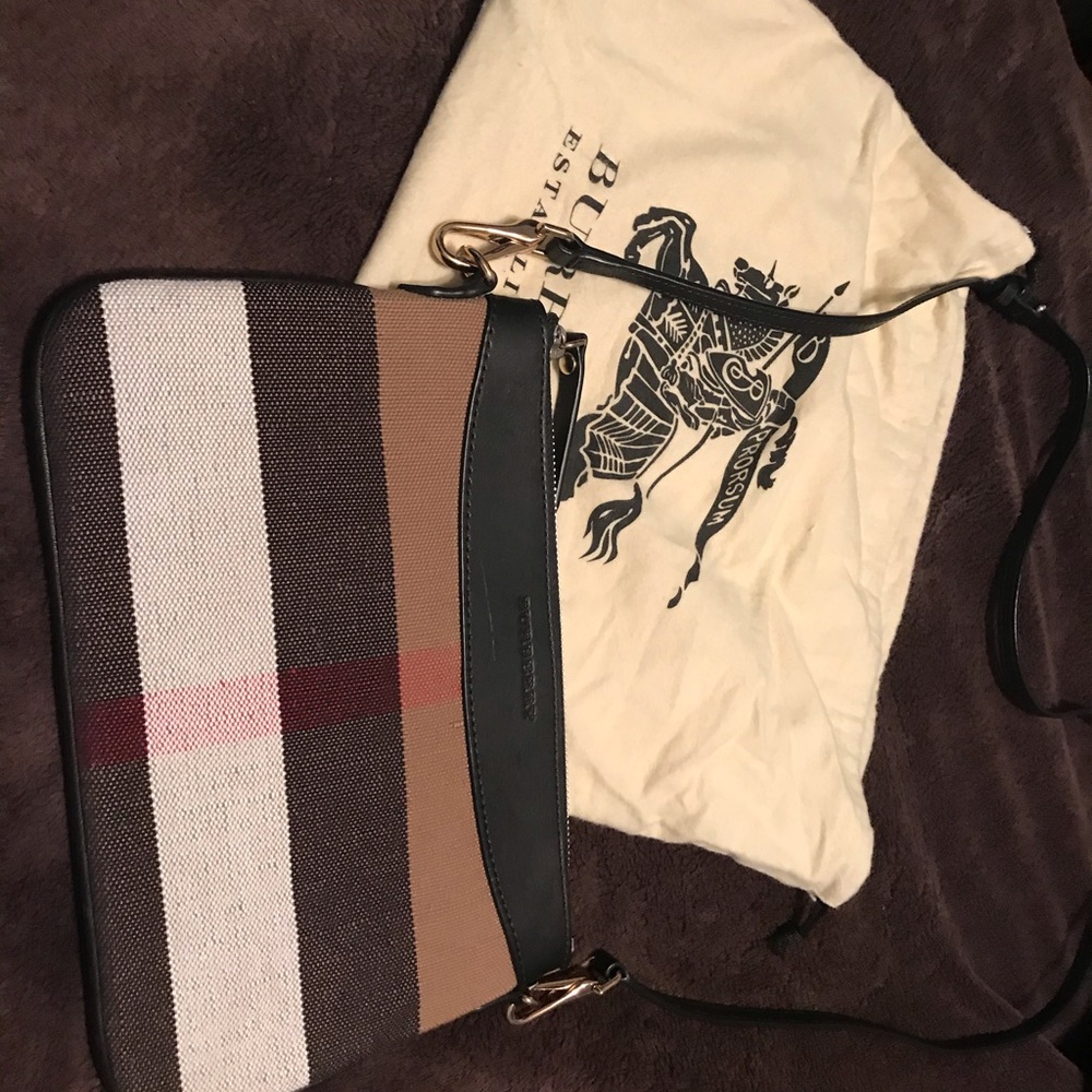 Burberry cross body.
